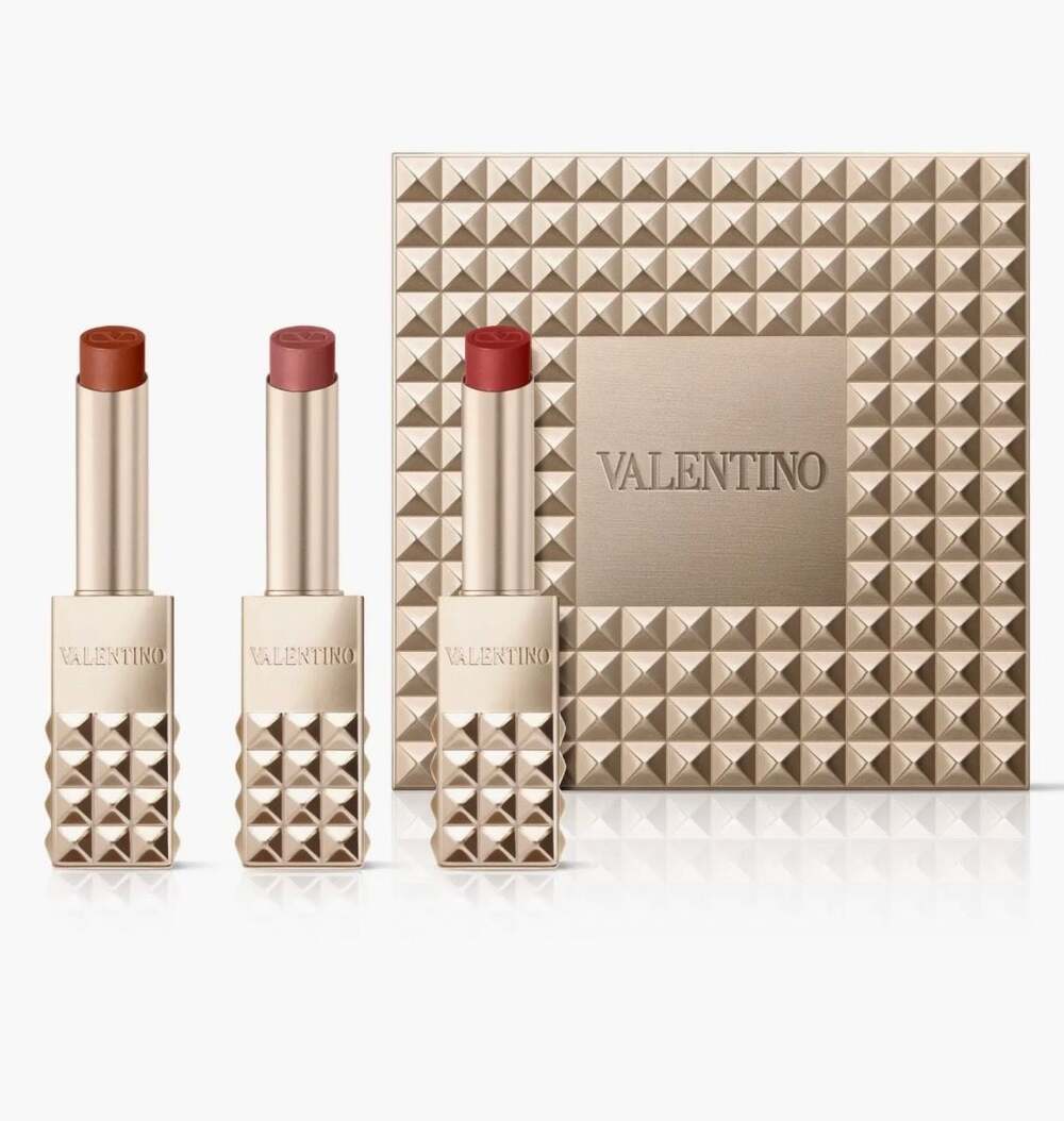 Valentino Spike Buttery Matte Refillable Lipstick Trio $150 Value - Picture 9 of 9
